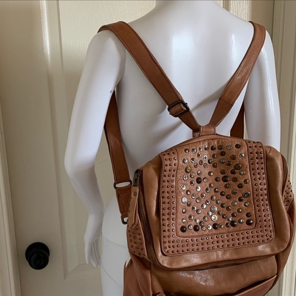 Anthropologie Viola Castellani Studded Backpack - Picture 3 of 15